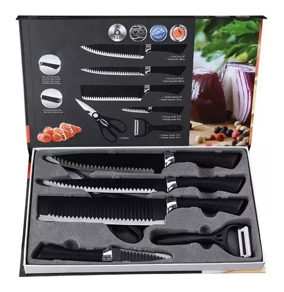 Set de cuchillos x 6 piezas