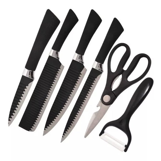 Set de cuchillos x 6 piezas