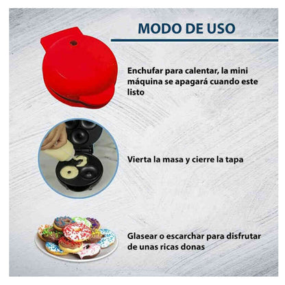 Mini Maquina Donas Rosquillas 3 Puestos
