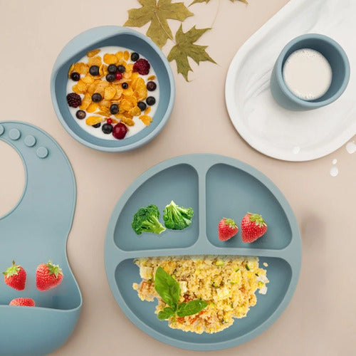 Kit Alimentación Bebe en Silicona