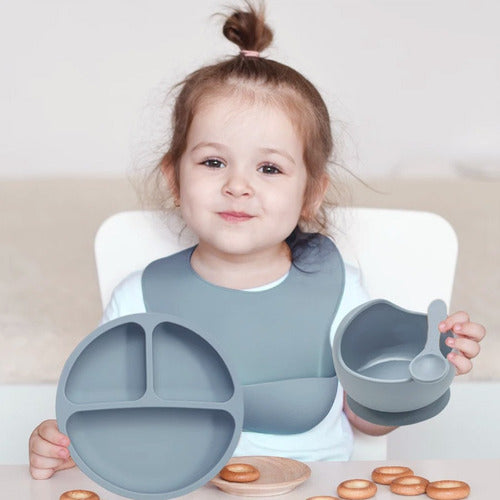 Kit Alimentación Bebe en Silicona