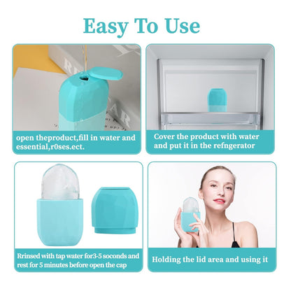 Masajeador Facial Hielo en Silicona