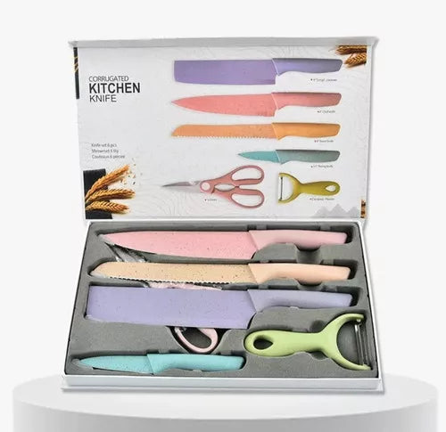 Juego Set De Cuchillos Elegante de color